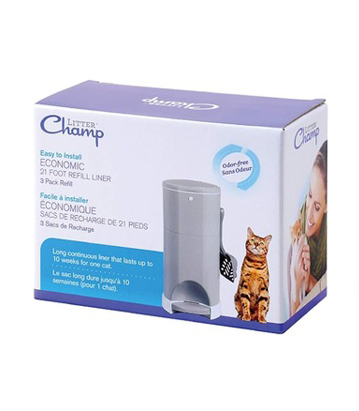 champ Litter Champ 3-Pack Refill, Green