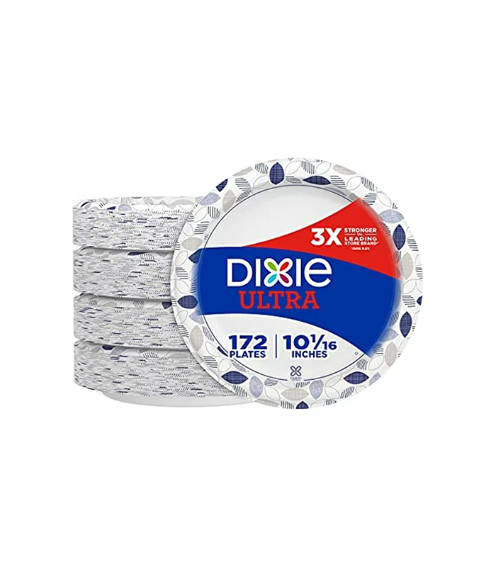 Untitled-1-Recovered Dixie Ultra Paper Plates |10 1/16 inch | Dinner Size Printed Disposable Plate |172 Count | Packaging and Design May Vary