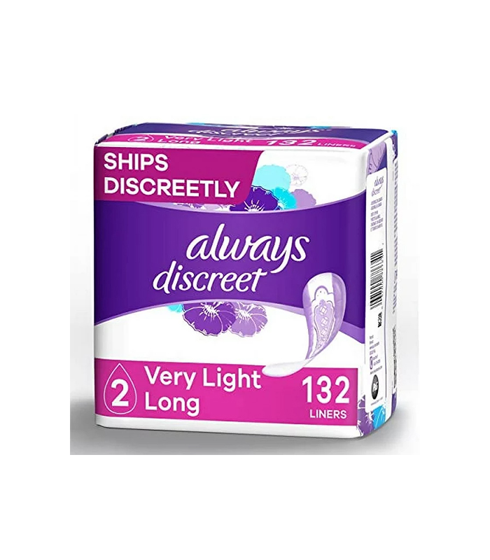 Untitled-378 Always Discreet | Incontinence & Postpartum Liners For Women | Size 2 | Very Light Absorbency