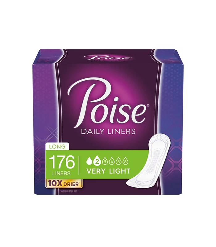 Untitled-404 Poise Daily Liners Women's Very Light | Long Postpartum Incontinence Liners